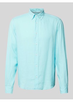 Koszula casualowa z lnu ze sklepu Peek&Cloppenburg  w kategorii Koszule męskie - zdjęcie 171952805
