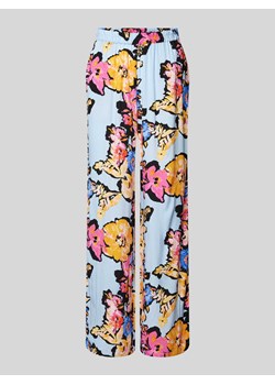 Spodnie materiałowe z wiskozy z kwiatowym wzorem model ‘SINNA’ ze sklepu Peek&Cloppenburg  w kategorii Spodnie damskie - zdjęcie 171952856