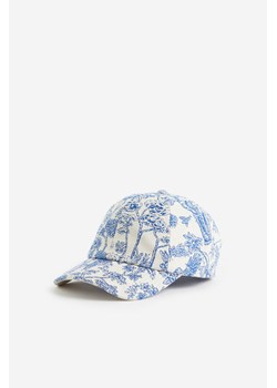 H & M - Żakardowa czapka z daszkiem - Niebieski ze sklepu H&M w kategorii Czapki z daszkiem damskie - zdjęcie 171953205