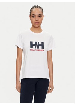 Helly Hansen T-Shirt W Hh Logo T-Shirt 2.0 34465 Biały Regular Fit ze sklepu MODIVO w kategorii Bluzki damskie - zdjęcie 171953679