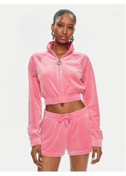 Juicy Couture Bluza Tasha JCWCT24306 Różowy Slim Fit ze sklepu MODIVO w kategorii Bluzy damskie - zdjęcie 171953755