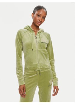 Juicy Couture Bluza Madison JCWAS23329 Zielony Slim Fit ze sklepu MODIVO w kategorii Bluzy damskie - zdjęcie 171953918
