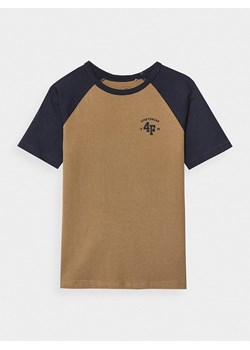 4F Koszulka w kolorze beżowym ze sklepu Limango Polska w kategorii T-shirty chłopięce - zdjęcie 171954186