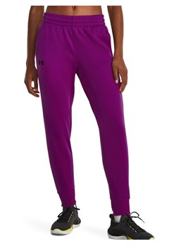 Under Armour Spodnie dresowe &quot;Fleece&quot; w kolorze fioletowym ze sklepu Limango Polska w kategorii Spodnie damskie - zdjęcie 171954819