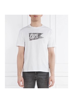 Pepe Jeans London T-shirt SINGLE CARDIFF | Regular Fit ze sklepu Gomez Fashion Store w kategorii T-shirty męskie - zdjęcie 171955919