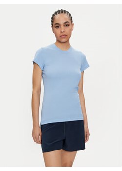 Helly Hansen Koszulka techniczna W Hh Tech T-Shirt 48373 Niebieski Slim Fit ze sklepu MODIVO w kategorii Bluzki damskie - zdjęcie 171956069