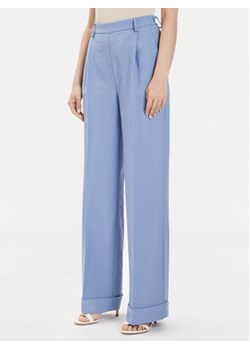 TWINSET Spodnie materiałowe 241TF2041 Niebieski Regular Fit ze sklepu MODIVO w kategorii Spodnie damskie - zdjęcie 171956159