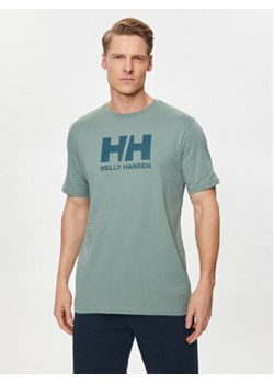 Helly Hansen T-Shirt Hh Logo T-Shirt 33979 Zielony Regular Fit ze sklepu MODIVO w kategorii T-shirty męskie - zdjęcie 171956249