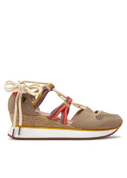 Sneakersy Gioseppo Iona 71090-P Beige ze sklepu eobuwie.pl w kategorii Espadryle damskie - zdjęcie 171956936