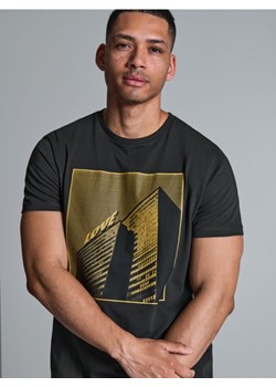 Sinsay - Koszulka z nadrukiem - szary ze sklepu Sinsay w kategorii T-shirty męskie - zdjęcie 171958036
