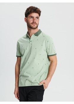 Sinsay - Koszulka polo - zielony ze sklepu Sinsay w kategorii T-shirty męskie - zdjęcie 171958055