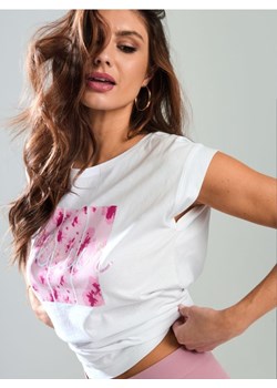 Sinsay - Koszulka z nadrukiem - biały ze sklepu Sinsay w kategorii Bluzki damskie - zdjęcie 171958097