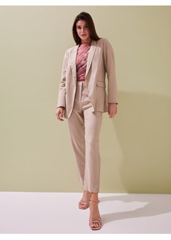 Mohito - Spodnie z wiskozą - beżowy ze sklepu Mohito w kategorii Spodnie damskie - zdjęcie 171958556