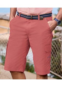 Casualowo-eleganckie, płócienne bermudy-bojówki ze sklepu Atlas For Men w kategorii Spodenki męskie - zdjęcie 171958818