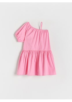 Reserved - Sukienka typu hiszpanka - różowy ze sklepu Reserved w kategorii Sukienki dziewczęce - zdjęcie 171959017