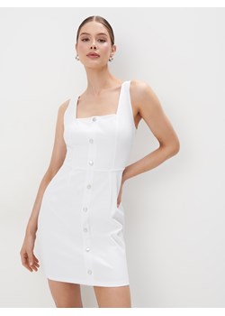 Mohito - Jeansowa sukienka mini - biały ze sklepu Mohito w kategorii Sukienki - zdjęcie 171960428