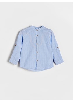 Reserved - Koszula w paski - niebieski ze sklepu Reserved w kategorii Koszule chłopięce - zdjęcie 171960787