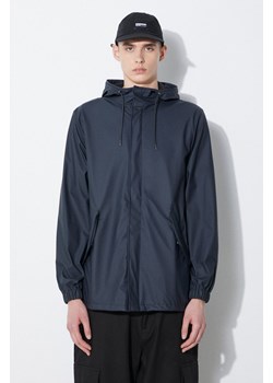 Rains kurtka 18010 Fishtail Jacket kolor granatowy przejściowa ze sklepu PRM w kategorii Kurtki męskie - zdjęcie 171962215