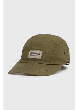 NEIGHBORHOOD czapka z daszkiem bawełniana Mil Jet Cap kolor zielony z aplikacją 241YGNH.HT08 ze sklepu PRM w kategorii Czapki z daszkiem męskie - zdjęcie 171962295