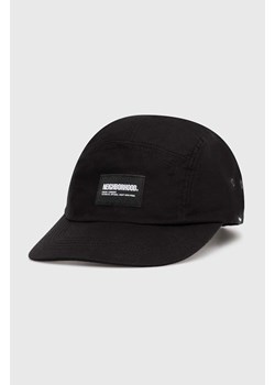 NEIGHBORHOOD czapka z daszkiem bawełniana Mil Jet Cap kolor czarny z aplikacją 241YGNH.HT08 ze sklepu PRM w kategorii Czapki z daszkiem męskie - zdjęcie 171962297