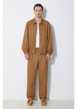A.P.C. spodnie bawełniane kolor brązowy proste COGXS-H08428 ze sklepu PRM w kategorii Spodnie męskie - zdjęcie 171962679