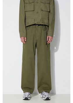 Gramicci spodnie bawełniane Rock Slide Pant kolor zielony proste G4SM.P087 ze sklepu PRM w kategorii Spodnie męskie - zdjęcie 171962688