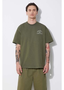 Carhartt WIP t-shirt bawełniany S/S Class of 89 męski kolor zielony z nadrukiem I033182.25DGD ze sklepu PRM w kategorii T-shirty męskie - zdjęcie 171962846