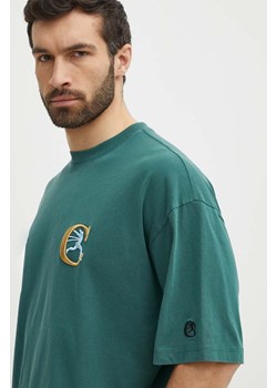 Champion t-shirt bawełniany męski kolor zielony z aplikacją 219999 ze sklepu PRM w kategorii T-shirty męskie - zdjęcie 171962878