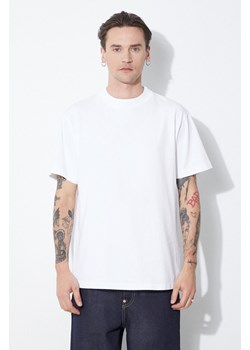 424 t-shirt bawełniany Alias T-Shirt męski kolor biały gładki FF4SMH01AP-JE341.064 ze sklepu PRM w kategorii T-shirty męskie - zdjęcie 171962886