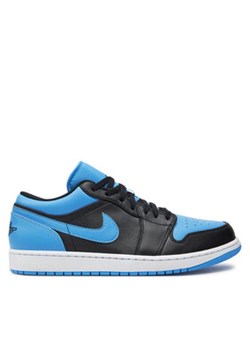 Nike Sneakersy Air Jordan 1 Low 553558 041 Niebieski ze sklepu MODIVO w kategorii Buty sportowe męskie - zdjęcie 171963287