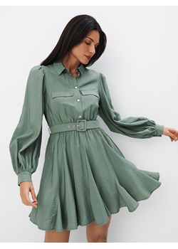 Mohito - Koszulowa sukienka mini - khaki ze sklepu Mohito w kategorii Sukienki - zdjęcie 171963875