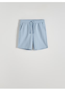 Reserved - Dresowe szorty - jasnoniebieski ze sklepu Reserved w kategorii Spodenki męskie - zdjęcie 171964007