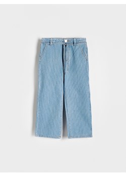 Reserved - Elastyczne jeansy straight - niebieski ze sklepu Reserved w kategorii Spodnie dziewczęce - zdjęcie 171964148