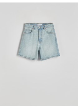 Reserved - Jeansowe szorty z przetarciami - niebieski ze sklepu Reserved w kategorii Szorty - zdjęcie 171964159