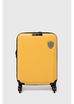 Blauer walizka kolor żółty ze sklepu ANSWEAR.com w kategorii Walizki - zdjęcie 171964475