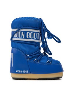Śniegowce Moon Boot Nylon 14004400075 M Blu Elettrico ze sklepu eobuwie.pl w kategorii Buty zimowe dziecięce - zdjęcie 171976735