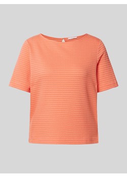 T-shirt z fakturowanym wzorem model ‘Serke’ ze sklepu Peek&Cloppenburg  w kategorii Bluzki damskie - zdjęcie 171977808