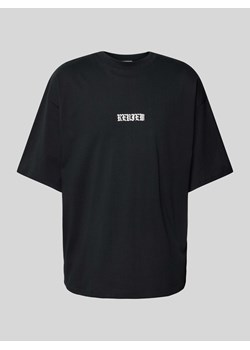 T-shirt z nadrukiem z logo i okrągłym dekoltem ze sklepu Peek&Cloppenburg  w kategorii T-shirty męskie - zdjęcie 171977885