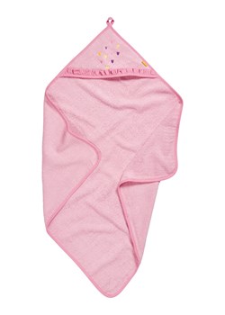 Playshoes Ręcznik w kolorze jasnoróżowym z kapturem ze sklepu Limango Polska w kategorii Ręczniki dla dzieci - zdjęcie 171978307