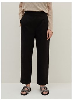 STEFANEL Spodnie w kolorze czarnym ze sklepu Limango Polska w kategorii Spodnie damskie - zdjęcie 171978806