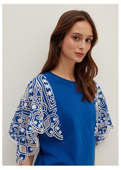 STEFANEL Bluzka w kolorze niebieskim ze sklepu Limango Polska w kategorii Bluzki damskie - zdjęcie 171978915