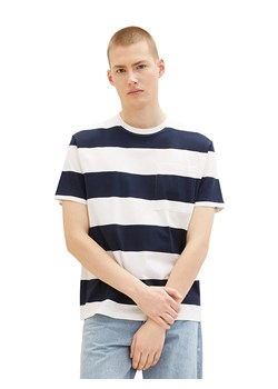 Tom Tailor Koszulka w kolorze granatowo-białym ze sklepu Limango Polska w kategorii T-shirty męskie - zdjęcie 171979098