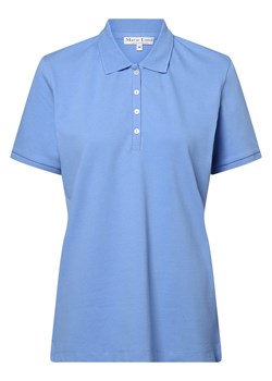 Marie Lund Damska koszulka polo Kobiety Bawełna niebieski jednolity ze sklepu vangraaf w kategorii Bluzki damskie - zdjęcie 171980248