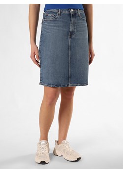 Tommy Hilfiger Dżinsowa spódnica damska Kobiety Bawełna medium stone jednolity ze sklepu vangraaf w kategorii Spódnice - zdjęcie 171980259