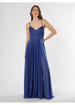 Marie Lund Damska sukienka wieczorowa Kobiety błękit królewski jednolity ze sklepu vangraaf w kategorii Sukienki - zdjęcie 171980267
