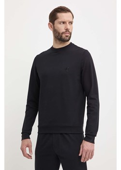 BOSS bluza bawełniana lounge kolor czarny gładka 50515186 ze sklepu ANSWEAR.com w kategorii Bluzy męskie - zdjęcie 171981246