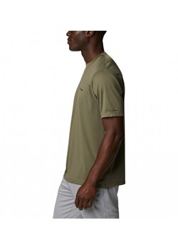 Męska koszulka termoaktywna Columbia Zero Rules - oliwkowa/khaki ze sklepu Sportstylestory.com w kategorii T-shirty męskie - zdjęcie 171982168