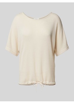 T-shirt z fakturowanym wzorem model ‘Saronji’ ze sklepu Peek&Cloppenburg  w kategorii Bluzki damskie - zdjęcie 171982817