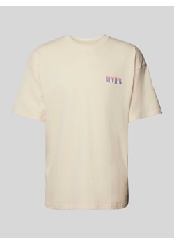 T-shirt z wyhaftowanym motywem i okrągłym dekoltem ze sklepu Peek&Cloppenburg  w kategorii T-shirty męskie - zdjęcie 171982917