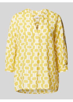 Bluzka lniana z rękawem o dł. 3/4 model ‘Washer!’ ze sklepu Peek&Cloppenburg  w kategorii Bluzki damskie - zdjęcie 171983067